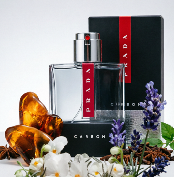 Prada Luna Rossa Carbon de Prada, colonia EDT 3.4 oz para hombre, nuevo sellado 2