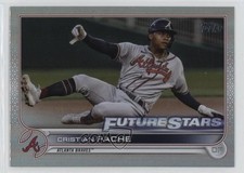 2022 Topps Series 1 Future Stars Rainbow Foil Cristian Pache #233 10ou