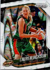 Lauren Jackson 2025 Panini Prizm WNBA White Seismic #91 Seattle Storm