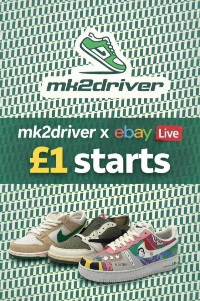 £1 starts - All sizes - Jordan, Nike, Asics & More