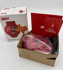 Dash Texas Mini Waffle Maker DMWT001RD Red 4 ...