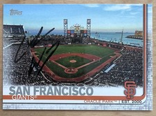 Cole Waites Signed 2019 Topps San Francisco Giants Team Baseball Card #616 Auto
