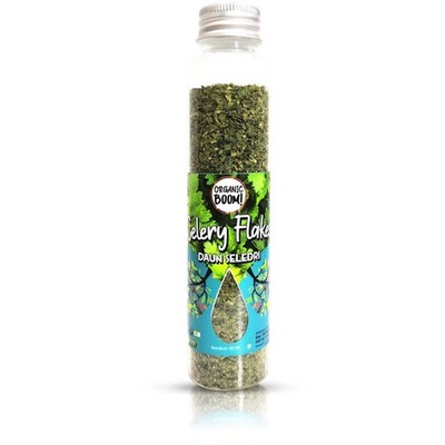 Celery Flakes 18g dried leaf herb, eco conscious flavor mindful cooking
