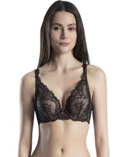 34D Aubade Danse Des Sens Bra Triangle Plunge Wireless Luxury Lingerie OG12