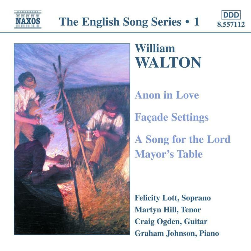 8557112 William Walton Walton: the English Song Series, Vol. 1 CD 8557112 NEW