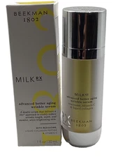 Beekman 1802 -MILK RX Advanced Better Aging Wrinkle Serum 1oz/30 ml NEW IN BOX