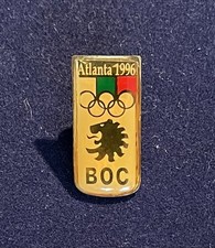 1996 ATLANTA OLYMPIC GAMES PIN BADGE/BULGARIA NOC /TEAM/BOC/VINTAGE