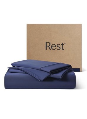 REST Evercool Cooling Sheet Set for Hot Sleepers, Queen  Fitted Sheet 2xPillows 