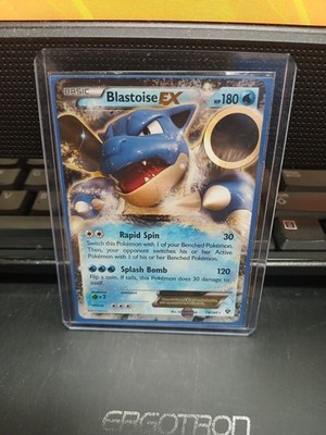 Blastoise EX Pokémon Card Holo Rapid Spin Splash Bomb | eBay