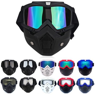 Safety Work Full Face Mask Shield & Goggles, Construction Eye Protection Eyewear