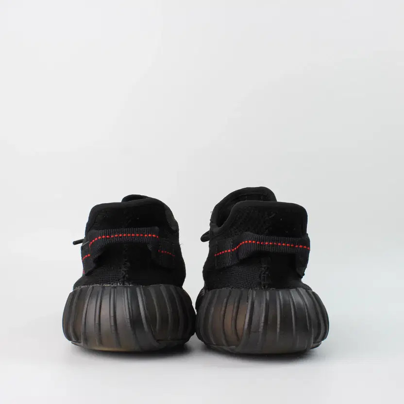 Adidas Yeezy Boost 350 V2 Black Red Sneakers - Size 265, 2020 Model, Used thumbnail 8