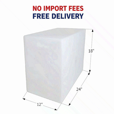 #ad 20 Gal Square Fresh Water Holding Tank For RV Camper Trailer Poly WT2454 $131.00