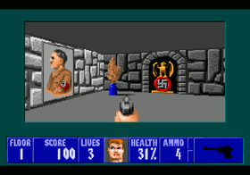 WOLFENSTEIN 3D for the Sega 32x with case & cover art.