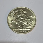 British Gold Sovereign featuring the iconic design of St. George 1891