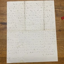 Rare Civil War US Coded Letter Cincinnati OH Content Gold Confederate History