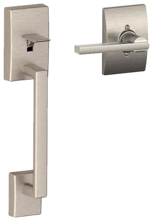 Schlage FE285-CEN-LAT-CEN Century Nickel Lower Handle Set