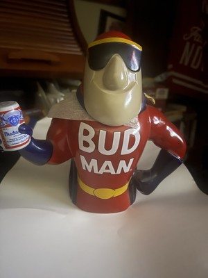 Vintage Budweiser Bud Man Ceramic Beer Stein Collector s Edition 1993 90s 