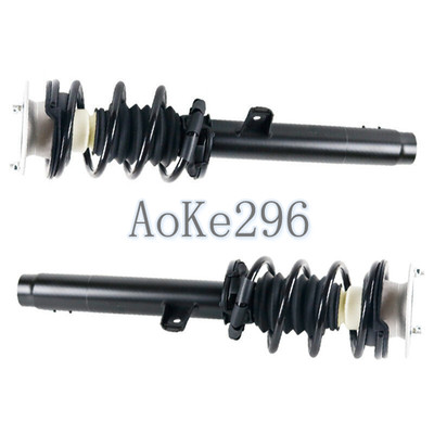 Front 2 Complete Shock Strut Coil for 2009-15 BMW X1 First generation (E84) 2WD 