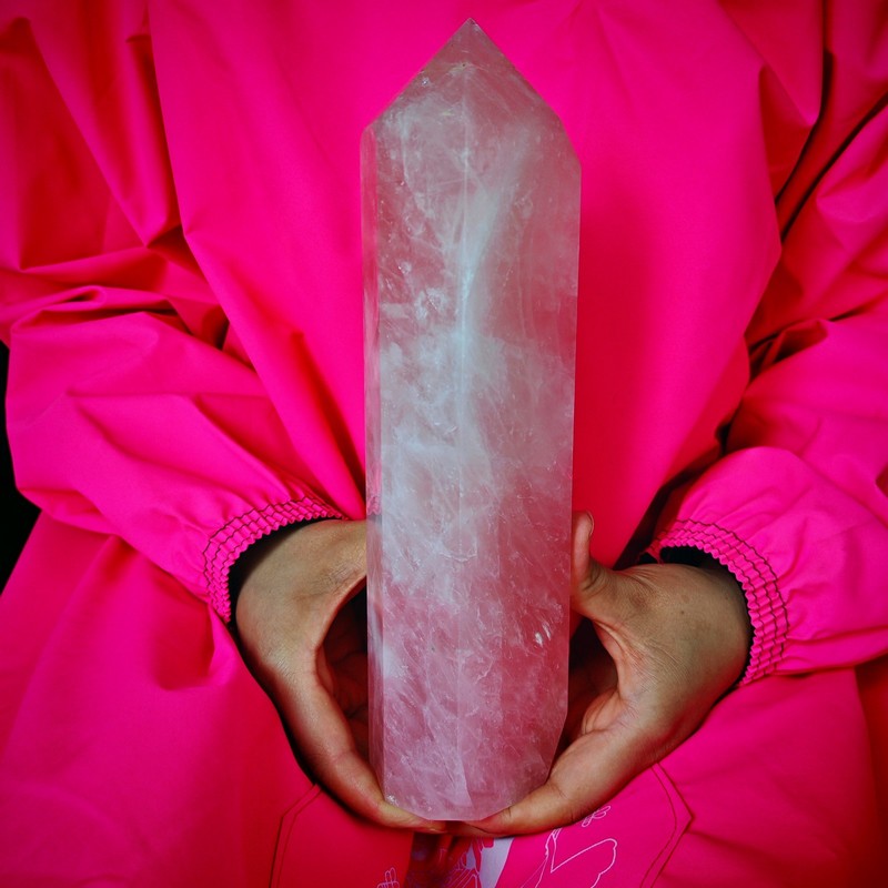4.29LB Natural Powder Crystal Tower Column Wand Obelisk Mineral Healing 1.95kg
