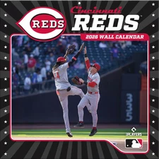 Turner Licensing,  MLB Cincinnati Reds 2026 Wall Calendar, 12'' X 12'', 12-Month