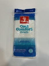 New Vintage Hanes Men's Cool Comfort 3 Pack 100 Cotton Briefs Underwear