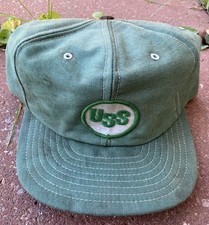 Vintage Snapback Trucker Hat Cap Patch Green Denim K Brand USA Louisville