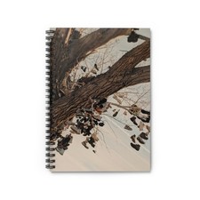 Nevada Shoe Tree Spiral Notebook, Ruled Lined Journal  Roadside Landmark Photo