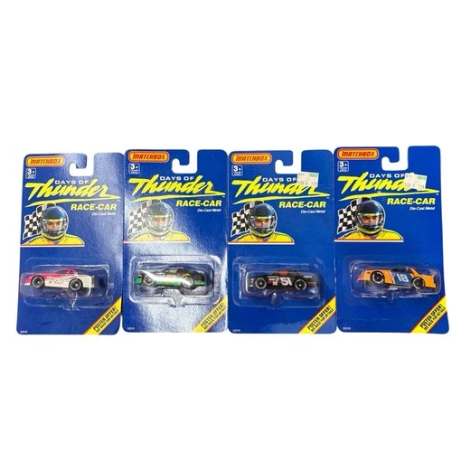 1990 Days of Thunder Matchbox Racing Cars Lot of 4 VTG #46 18 & 51 C TRICKLE x2