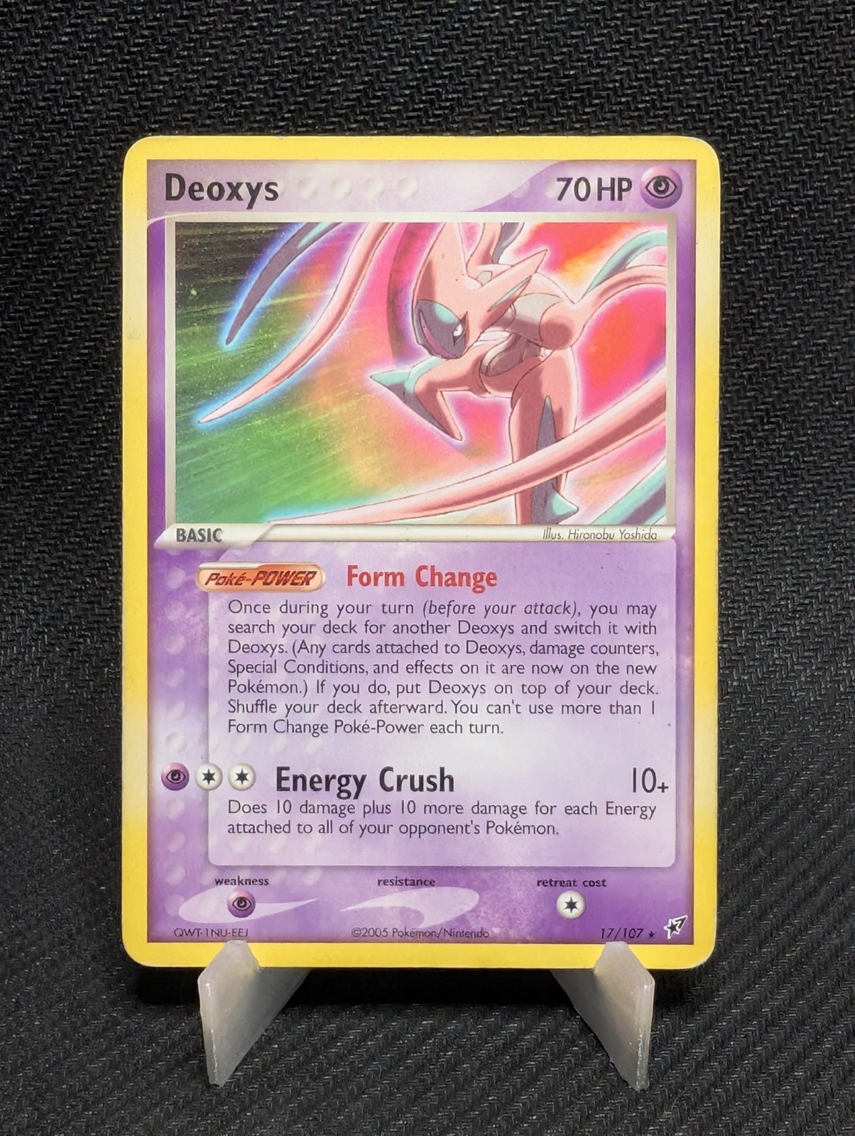 Pokémon TCG Deoxys 17/107 Deoxys 2005 Nonholo