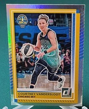 2025 Panini WNBA Donruss Courtney Vandersloot Yellow Parallel #34 Sky