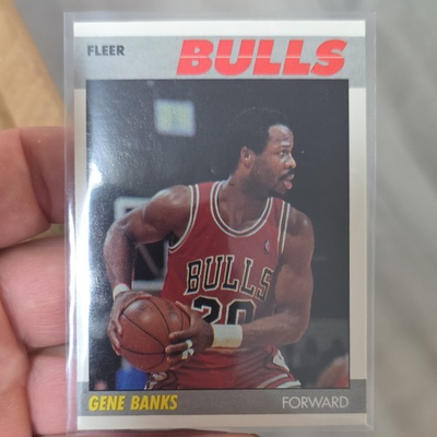 #ad 1987 88 Fleer Gene Banks #8 $5000.00