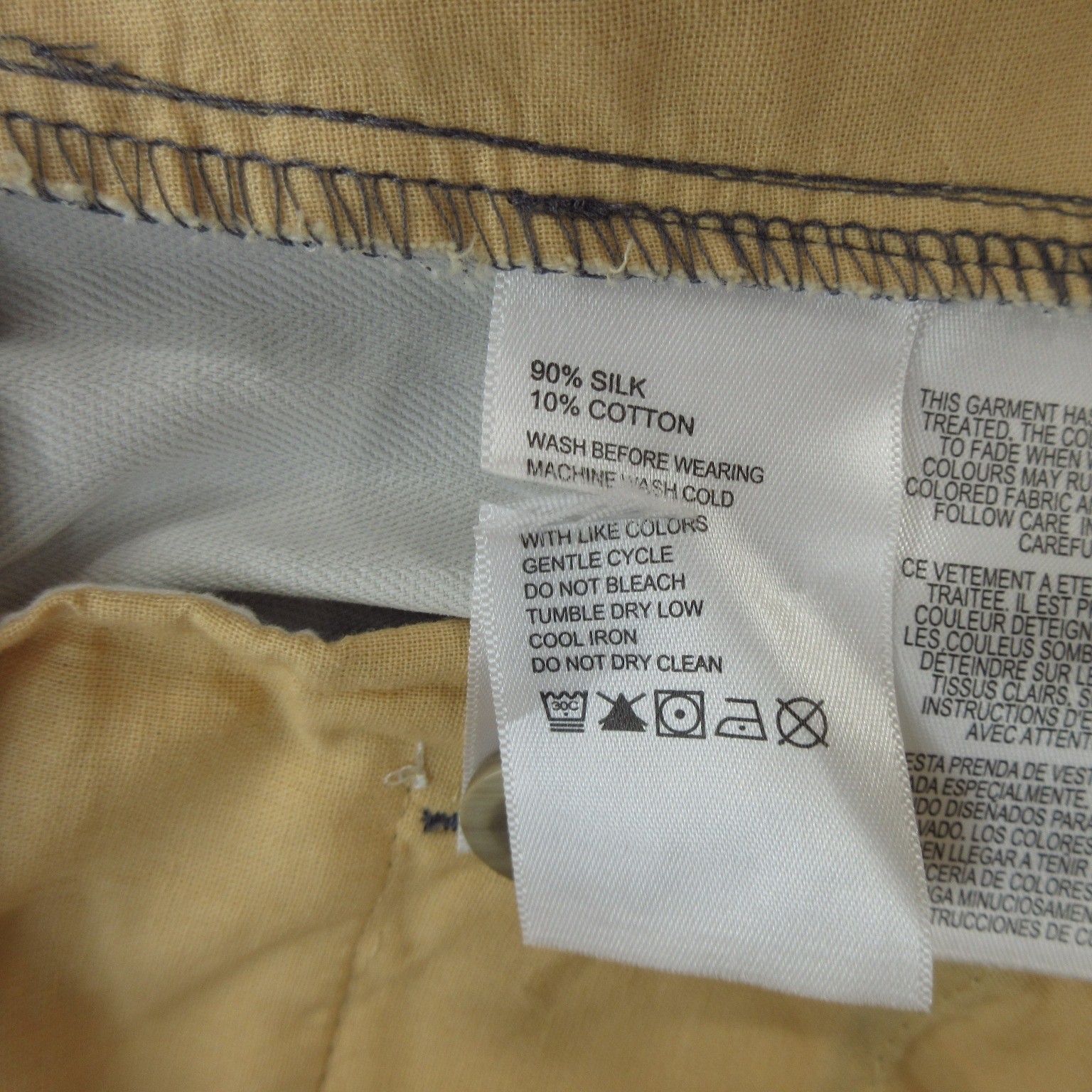 Tommy Bahama Pants Mens 35x31 Gray Havana Herringbone Silk Cotton Dress Pleated