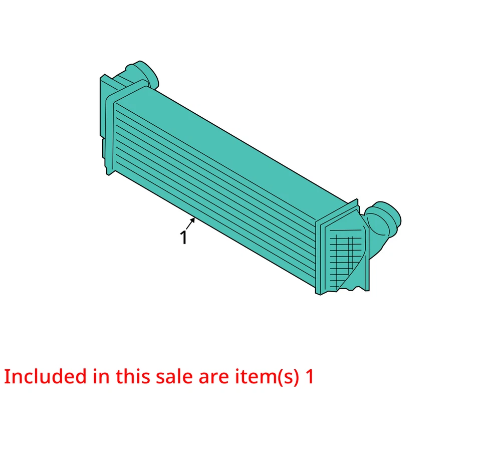 INTERCOOLER BMW 535i 740i 740il 2014 14 2015 15 2016 16 1315778 - Изображение 3 из 4