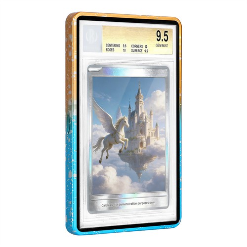 Gradient Magenetic Trading Card Slab Protector for BGS 35PT Graded Cards Display - Bild 10 von 15
