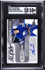 22-23 Upper Deck Ovation - Rookie Super Signatures Owen Power #RSS-OP  RC SGC 10