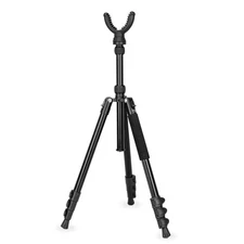 Shooting Tripod Hunting Rest V Yoke Shooting Sticks with 360° Rotate Height