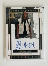 JEWELL LOYD 2025 PANINI IMPECCABLE WNBA IMPECCABLY DRESSED AUTO /10 ACES IDS-JL