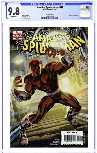 Amazing Spider-Man #579 CGC 9.8 Mike McKone Variant Edition Shocker Highest 2009