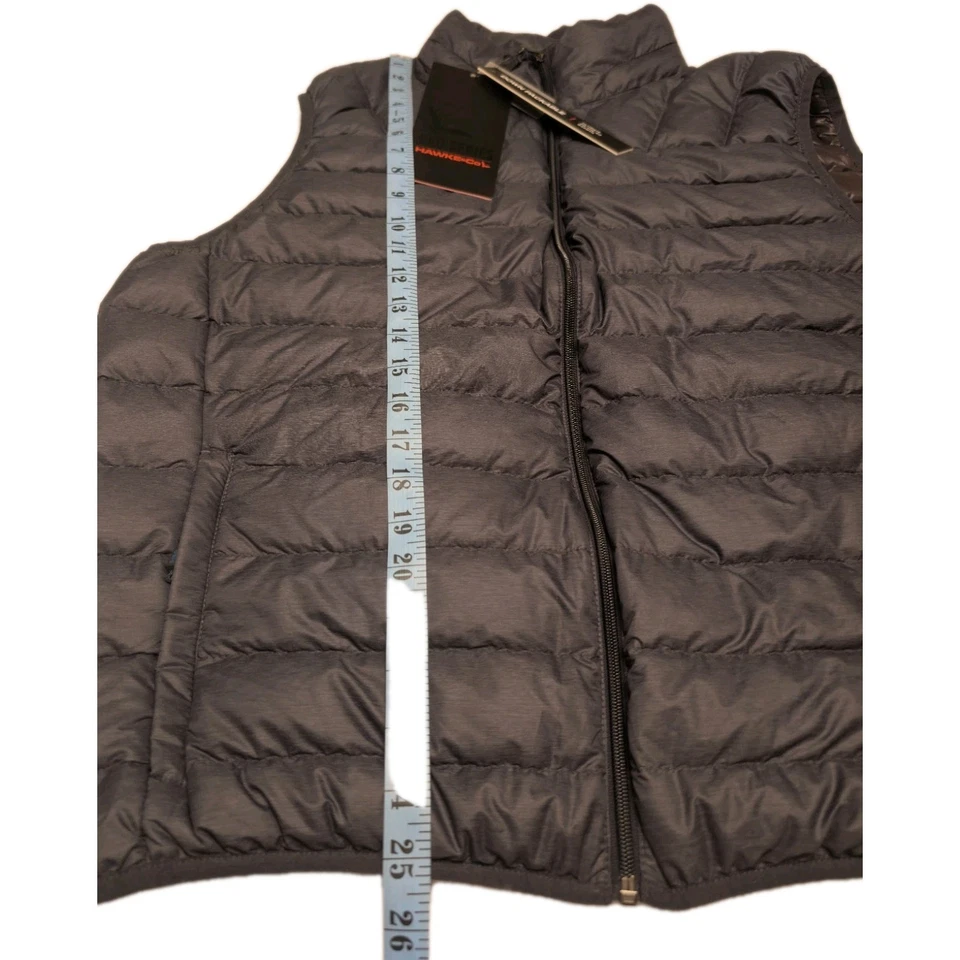 Chaleco acolchado de plumón HAWKE & CO NTW para hombre XL empaquetable azul marino PRO SERIES H2O resistente Foto 2 de 4
