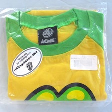 New 2003 Rolling Stones Australian Tour Event T-Shirt Neon Green Yellow Tongue