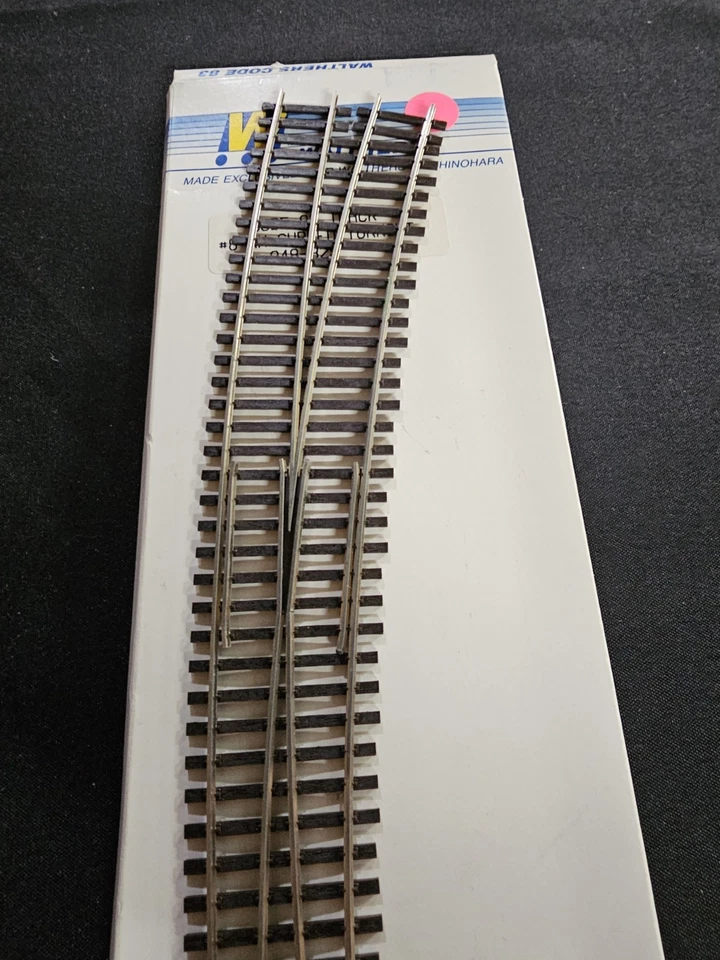 Walthers Code 83 Shinohara #8 RH Turnout 948-829 36"/32" - Image 4 of 4