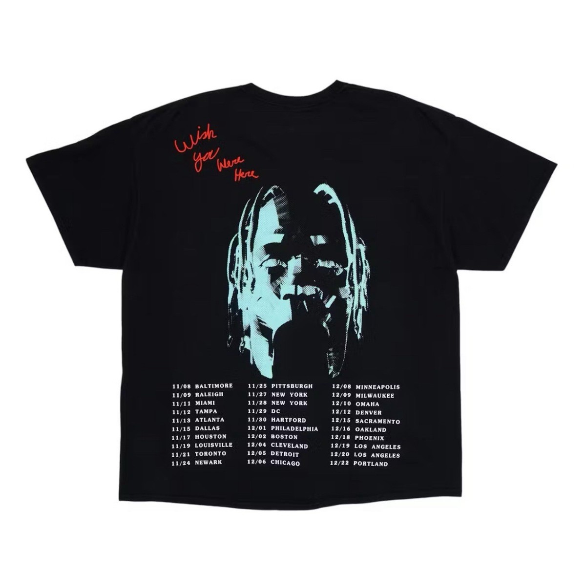 Travis Scott Astroworld Tour T-Shirt 100% Authentic Size 2XL ✓ | eBay
