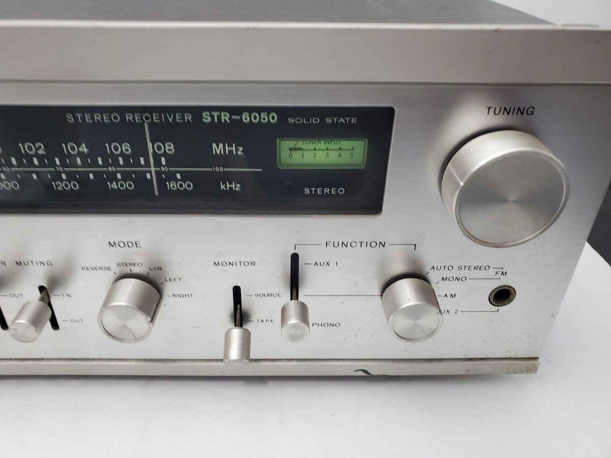 Sony STR-6050 AM/FM Stereo Receiver 1969 Made in Japan 30 Watts
