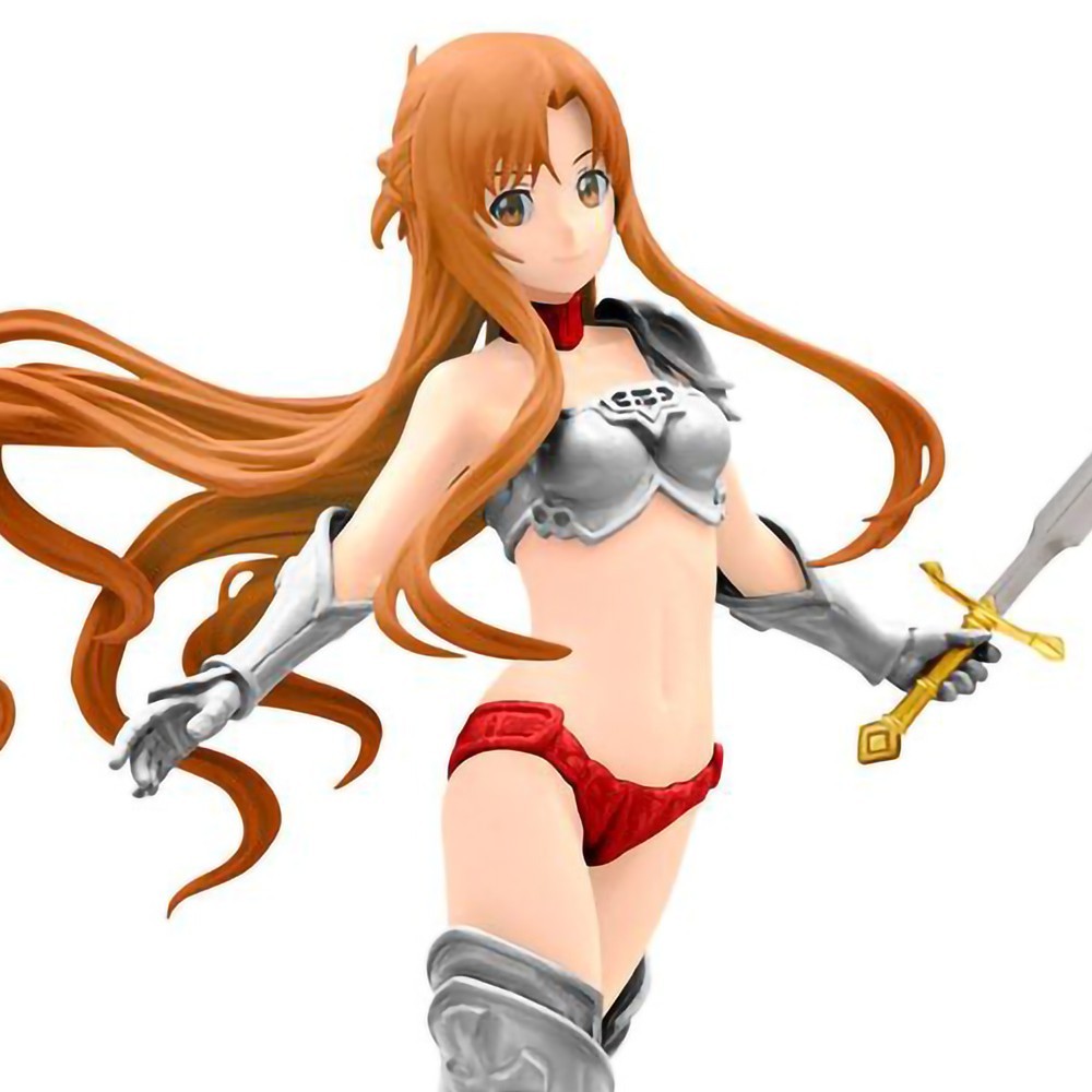 Figurine Asuna de Sword Art Online EXQ, statuette de collection aux finitions premium