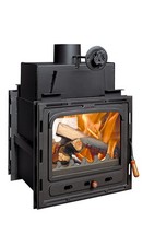 Prity 2CM Kamineinsatz Holzofen 13,5 kW – Holz Kaminofen für Heizung