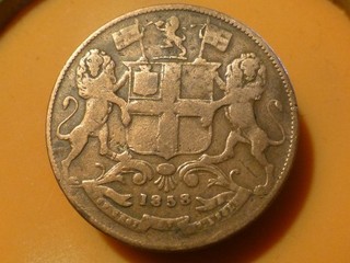 INDE ONE QUARTER ANNA 1858 RECHERCHEE & QUALITE TB !