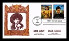 DR JIM STAMPS US COVER ANNIE OAKLEY & NELLIE CASHMAN LEGENDS OF WEST FDC COMBO