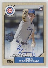 2017 Topps 1987 Rookie and All-Star Edition Rob Zastryzny #1987A-RZ Auto k0w
