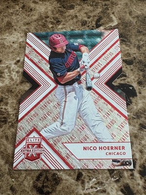 NICO HOERNER 2018 Panini Elite Extra Status Die-Cut #23 Cubs /99 **READ**