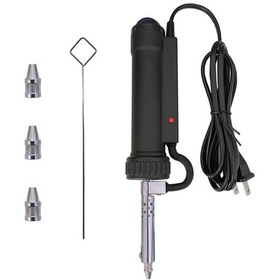 Zycllycx Electric Solder Sucker Vacuum Automatic Desoldering Pump Black Tool